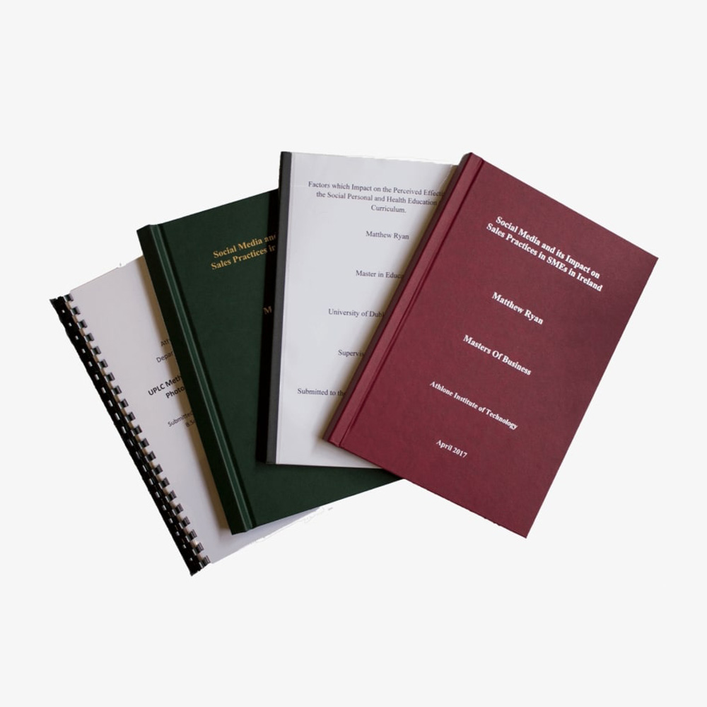 Custom Thesis Books