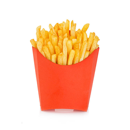 Printed french fries boxes
