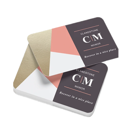 custom Rounded corner business cards wholesale