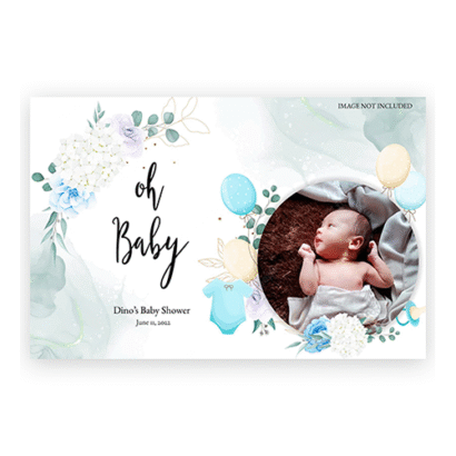 custom baby shower invitation wholesale