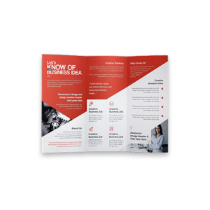 custom folded leaflets wholesale