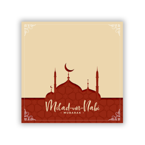 custom mehfil e milaad cards