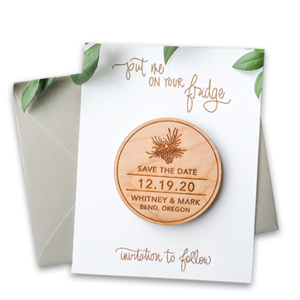 custom save the date magents