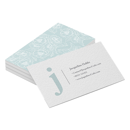 custom textured uncoated business cards