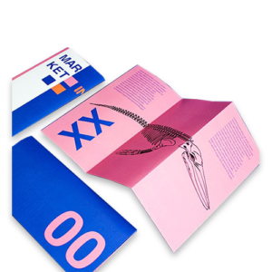 folded leaflets