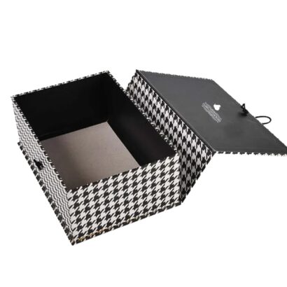Flap rigid box packaging