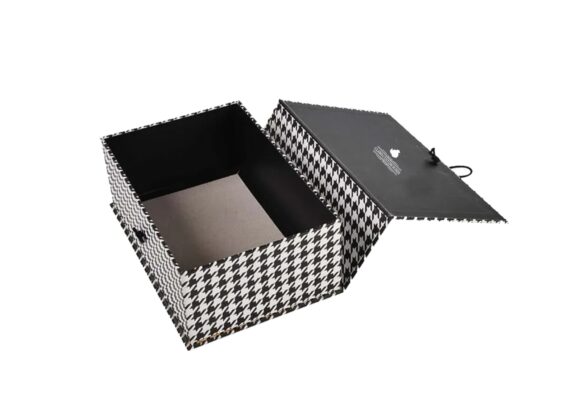 Flap rigid box packaging